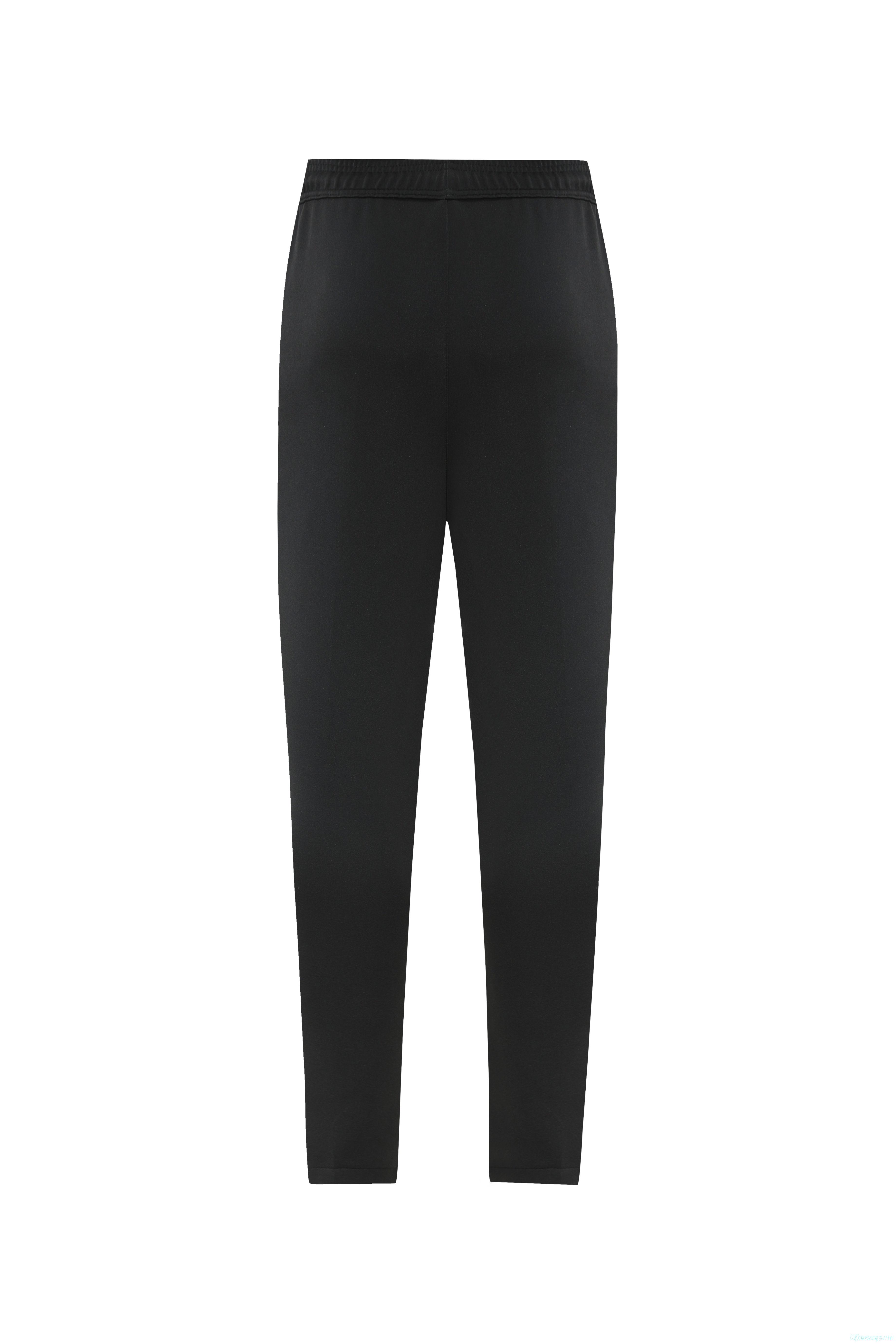 25/26 Olympique Marseille Black Full zipper Jacket Tracksuit+ long pants