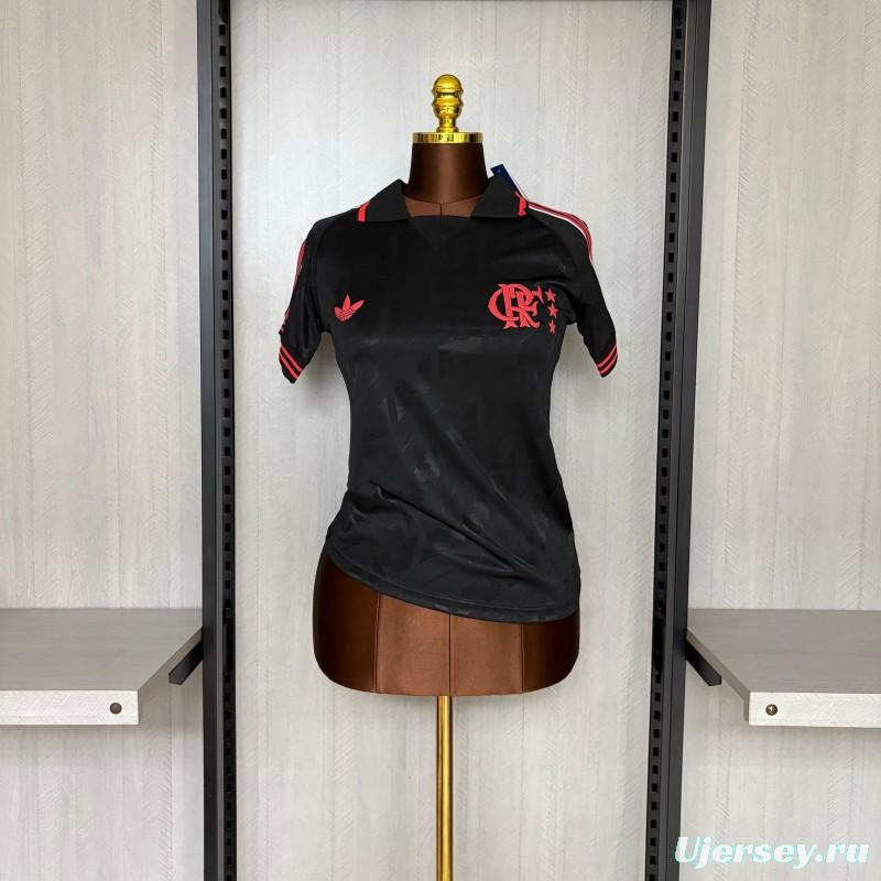 25/26 Women Flamenco Retro Black Jersey