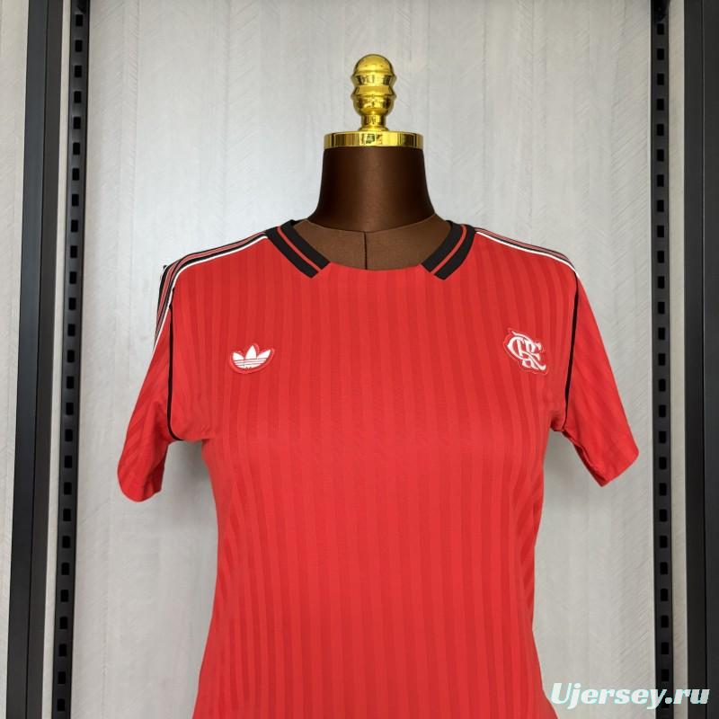 25/26 Women Flamenco Retro Red Jersey