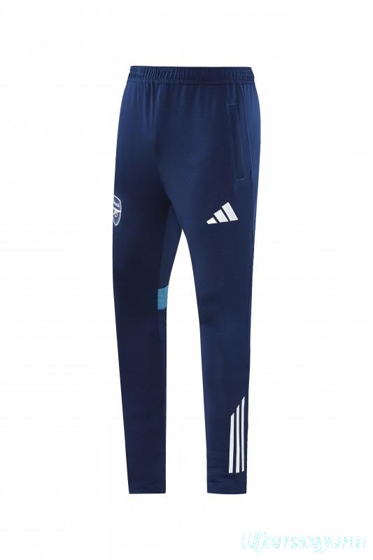 25/26 Arsenal  Navy Blue  Full zipper Jacket Tracksuit+ long pants