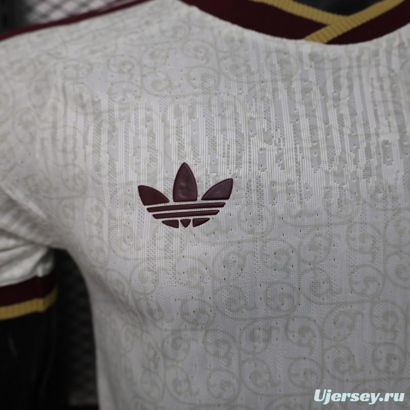 2026 Player Version  Spain Away Off-White Jersey