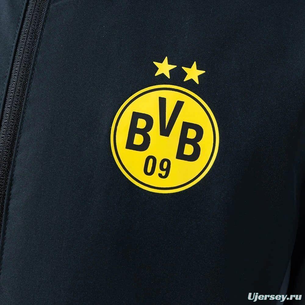 2026 Dortmund Black Reversible Jacket Windbreaker