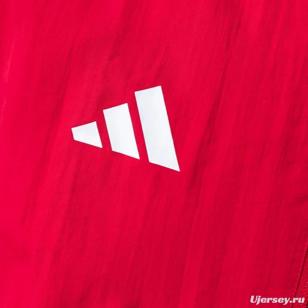 2026 Liverpool Red And White Reversible Full Zipper Jacket