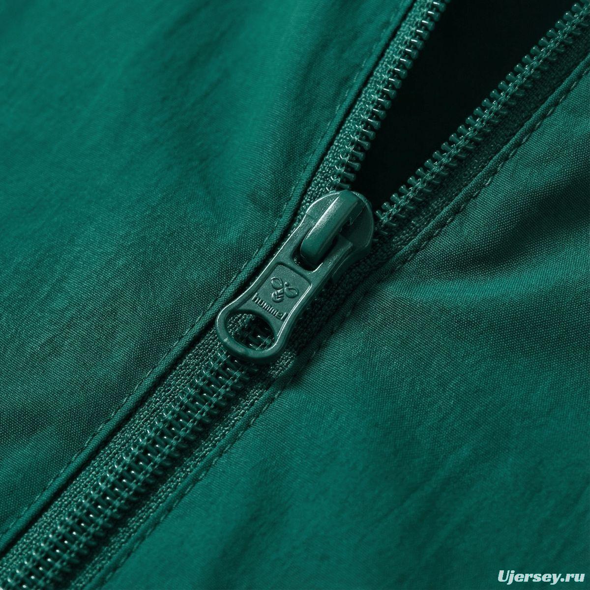 2026 Real Betis Green And Yellow  Reversible Full Zipper Jacket