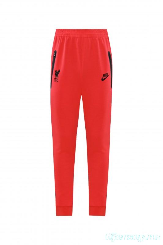 26/27 Liverpool Red Full Zipper Hooded Jacket Tracksuit + Long Pants
