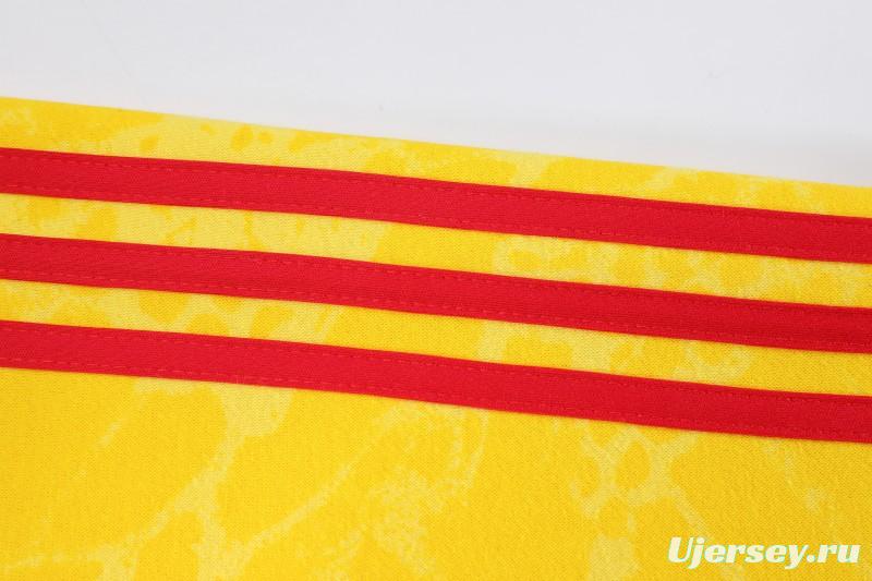 25/26 Colombia Yellow Embroidered Logo Hoodie