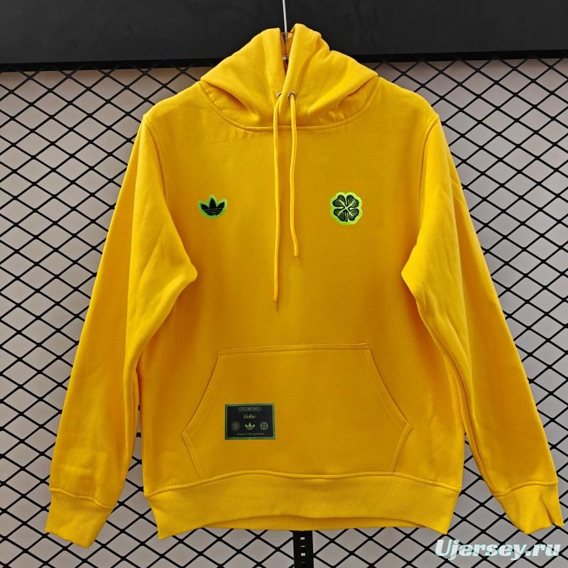 25/26 Celtic Embroidered Logo Hoodie 9 Colors