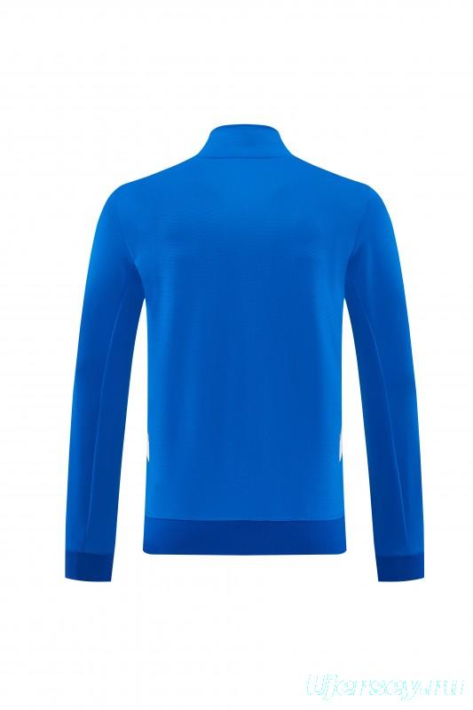 2026 NIKE Blue Full Zipper Jacket + Long Pants