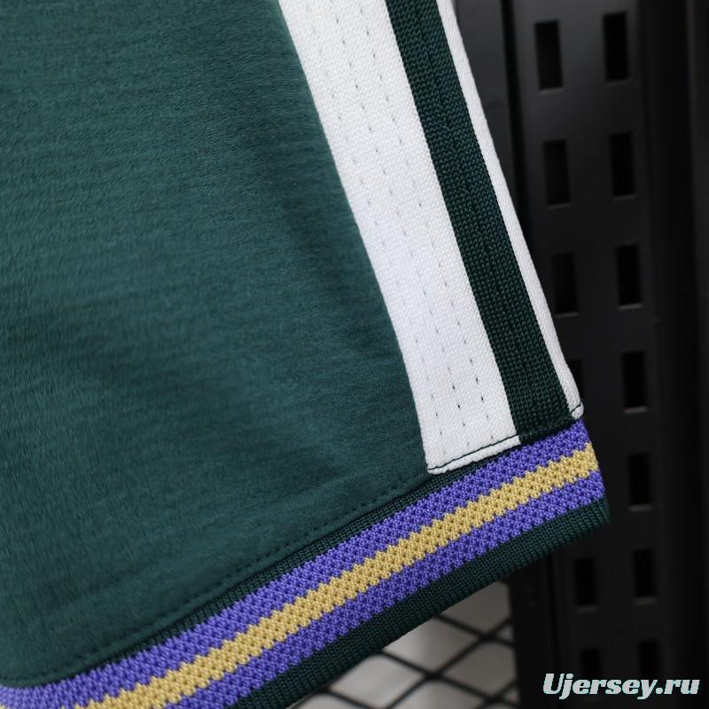 2026 Player Version Saudi Arabia Green with White Side Stripes  Shorts