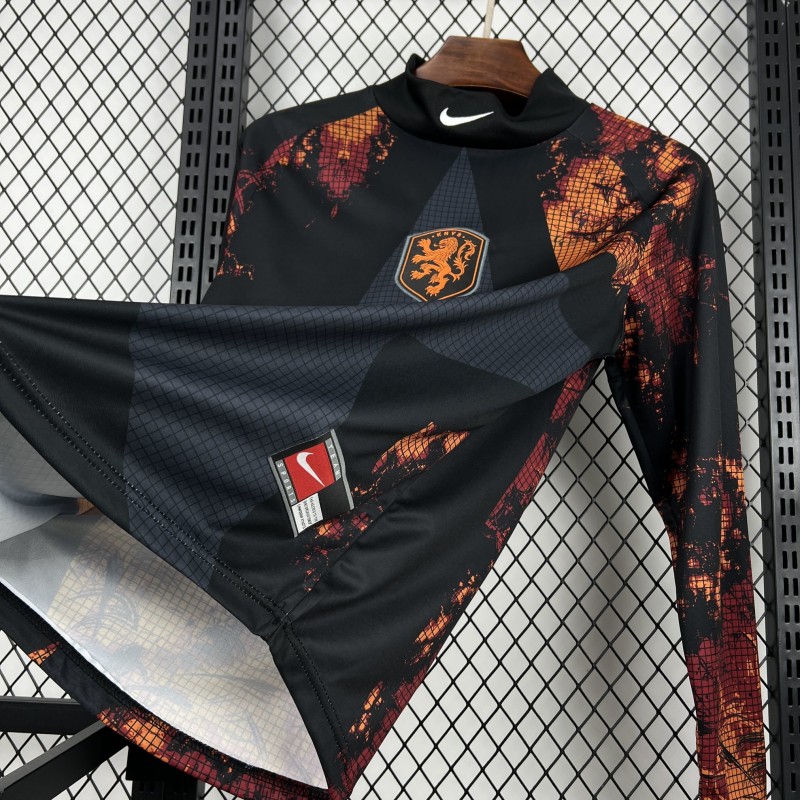 2026 Netherlands Hollywood Goalkeeper Long Sleeve Jersey