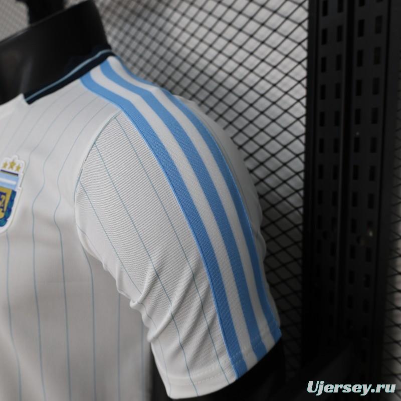 Player Version 2026 Argentina White Terrace Icons Jersey