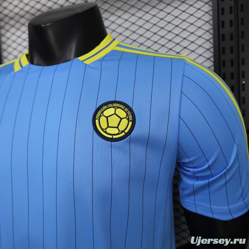 Player Version 2026 Colombia Blue Terrace Icons Jersey
