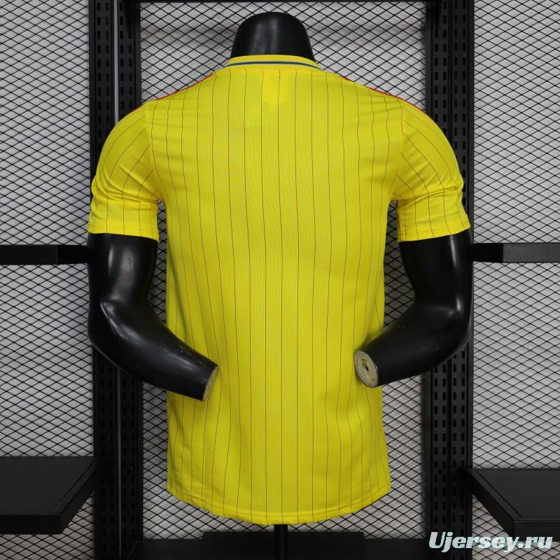 Player Version 2026 Colombia Yellow Terrace Icons Jersey