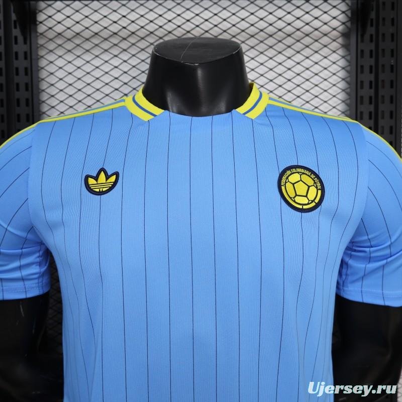 Player Version 2026 Colombia Blue Terrace Icons Jersey