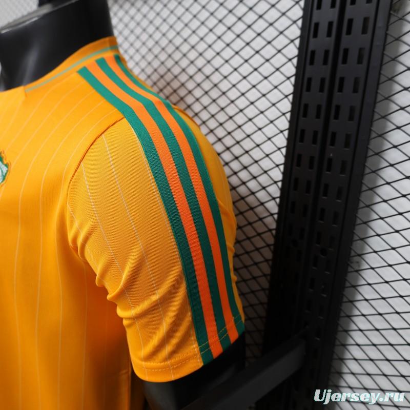 Player Version 2026 Ivory Coast Orange Terrace Icons White Jersey