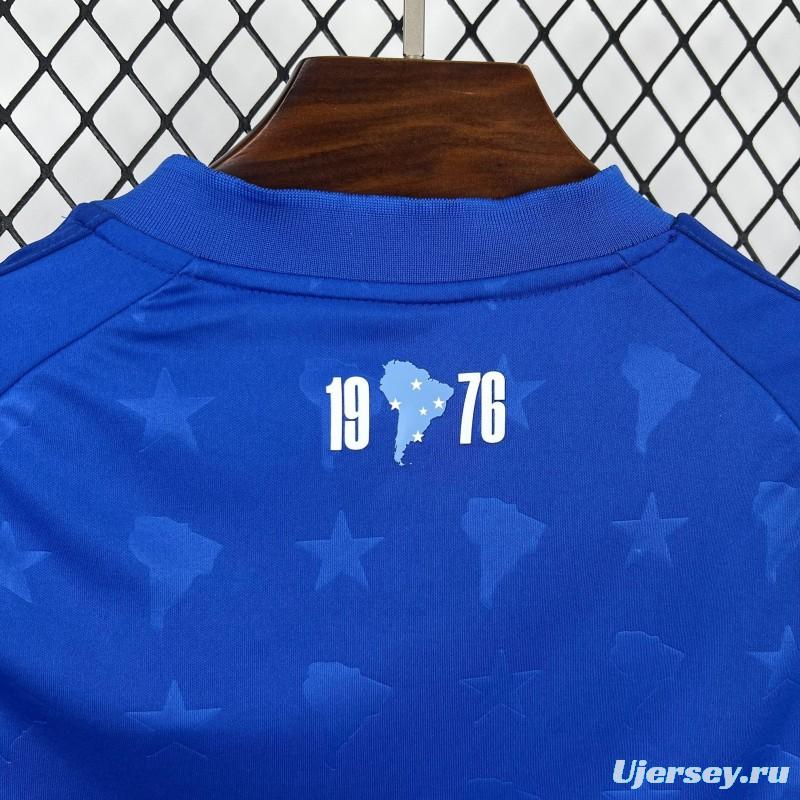 2026/27 Womens Cruzeiro Crop Top Home Jersey