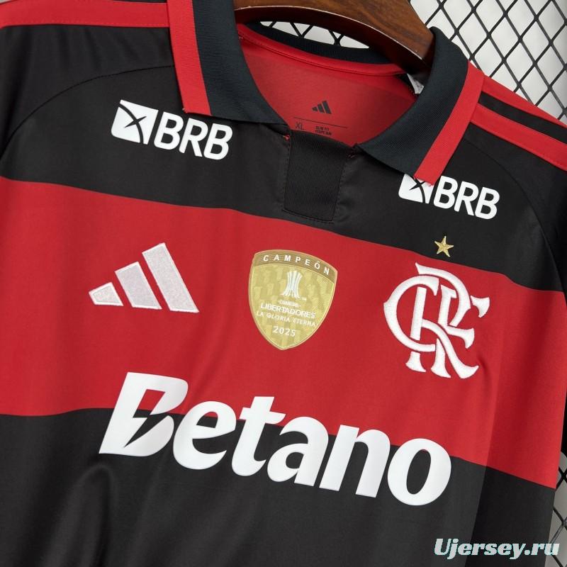 2026/27 Mens Flamengo Home All Sponsors Jersey