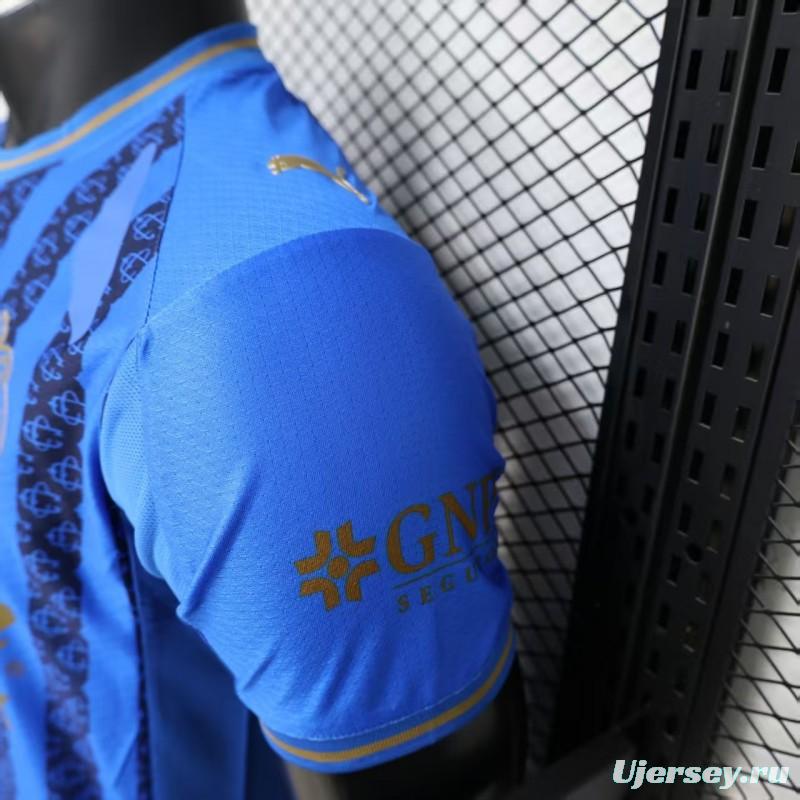 Player Version 26/27 Chivas Guadalajara Away Blue with Dark Stripe Pattern Jersey