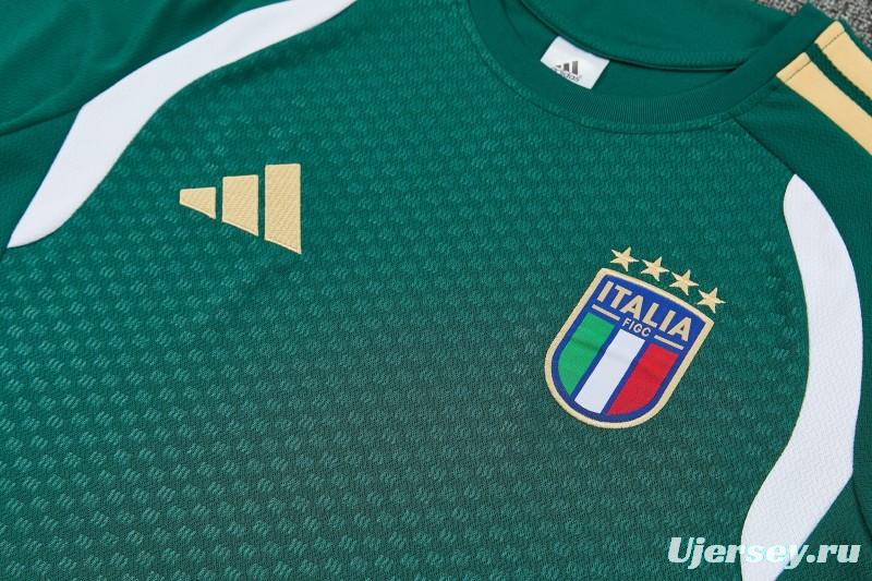 26/27 Italy Green Short Sleeve+Soccer Shorts
