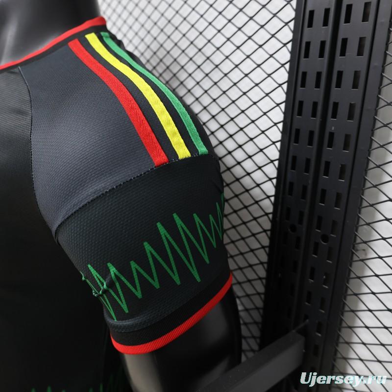 Player Version 2026 Jamaica Dark Grey Reggae Music Culture Special Edition Jersey