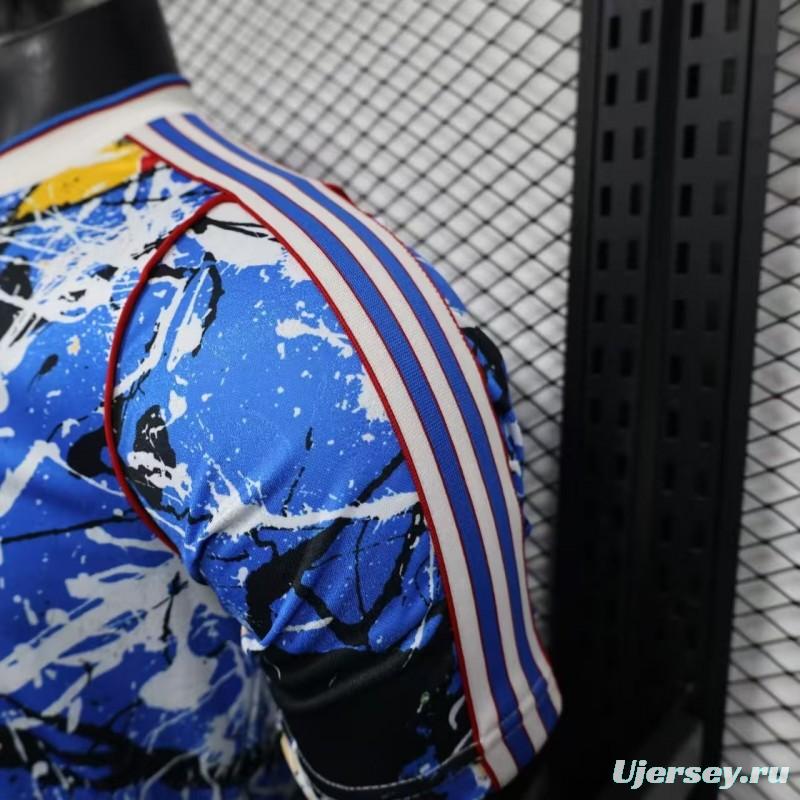 Player Version 26/27 Manchester United Multicolor Paint Splash Art Special Edition Jersey