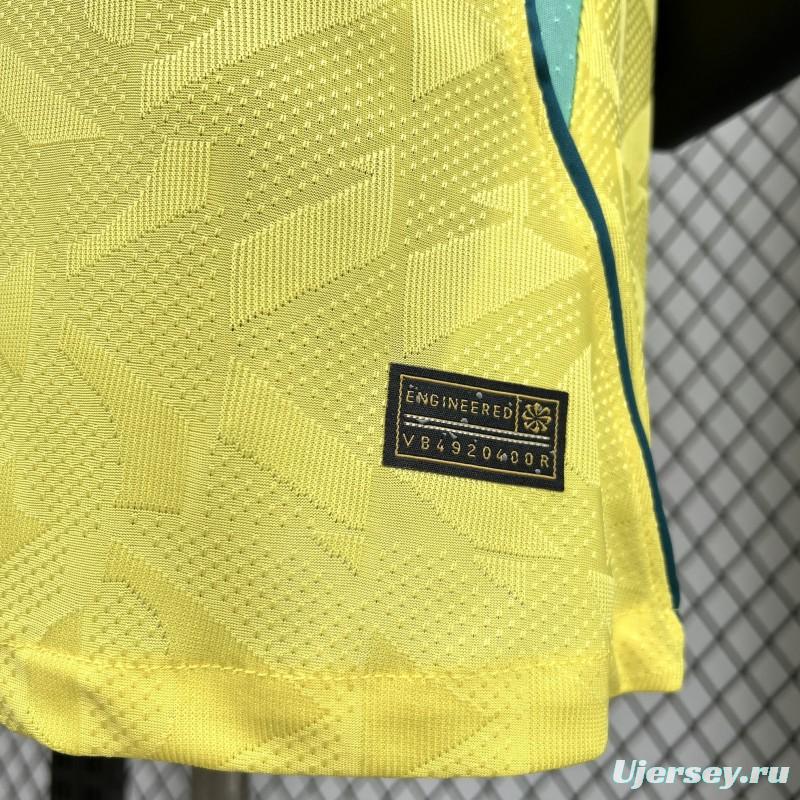 2026 Player Version Mens Brazil World Cup Home Jersey