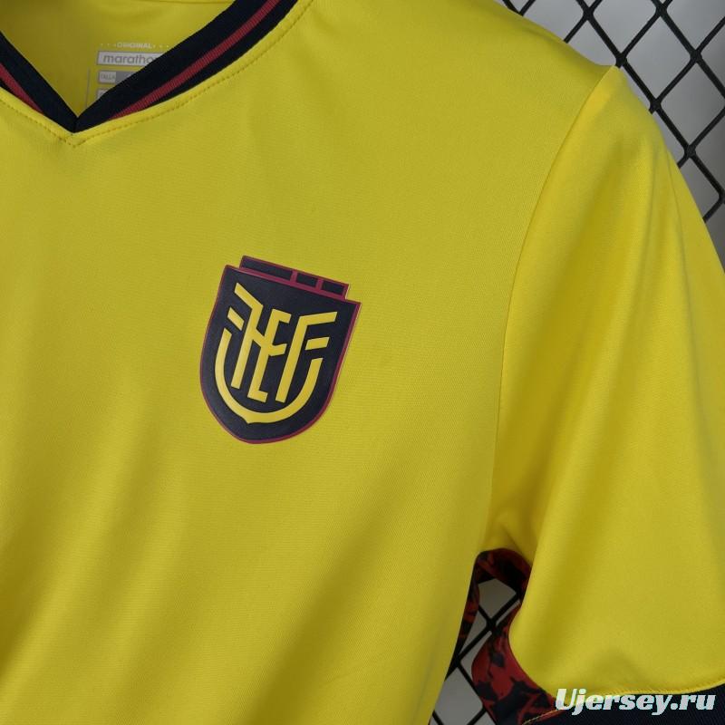 2026 Mens Ecuador World Cup Home Jersey