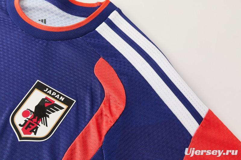 26/27 Japan  Blue  Short Sleeve+Soccer Shorts