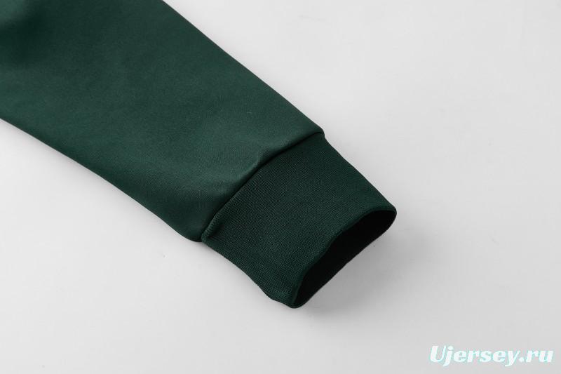 2026 Adidas Navy Green  Full Zipper Jacket + Long Pants