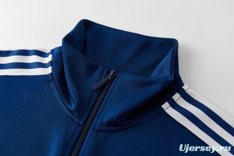 2026  Adidas Royal Blue Full Zipper Jacket + Long Pants