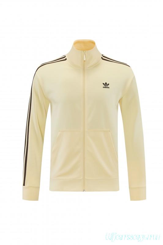 2026  Adidas Apricot Full Zipper Jacket + Long Pants