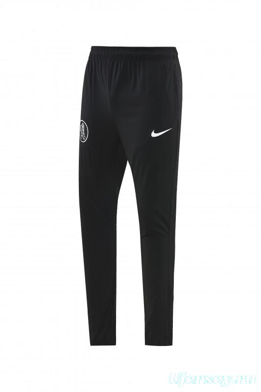 26/27 Chelsea Black Full Zipper Hooded Jacket Tracksuit + Long Pants
