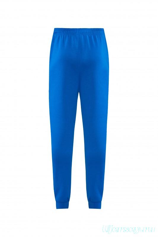 26/27 Real Madrid Royal Blue Pullover Hooded Tracksuit + Long Pants