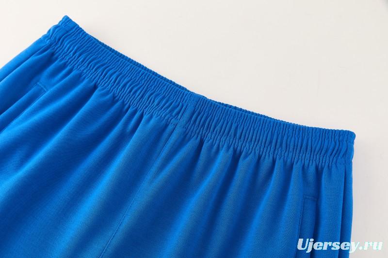 26/27 Real Madrid Royal Blue Pullover Hooded Tracksuit + Long Pants