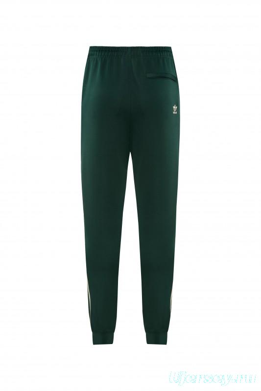 2026 Adidas Navy Green  Full Zipper Jacket + Long Pants