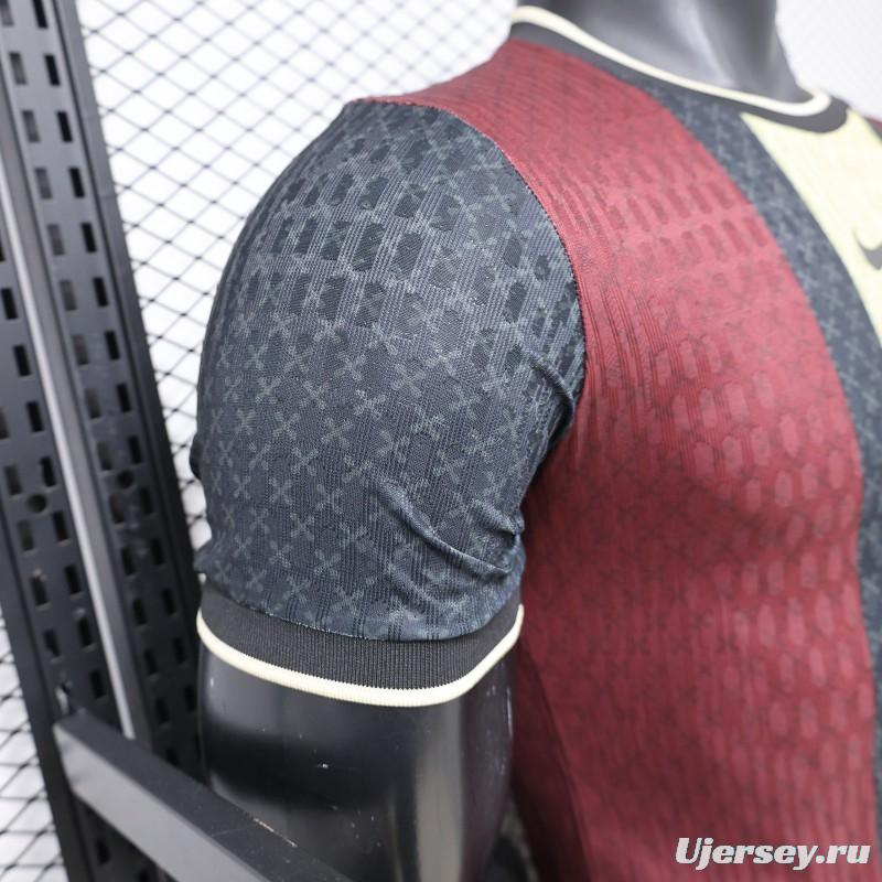 Player Version 26/27  PSG Paris Saint-Germain Black Burgundy Gold Special Edition Jersey