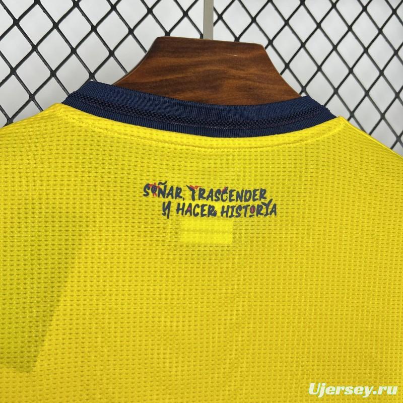 2026 Mens Ecuador World Cup Home Jersey