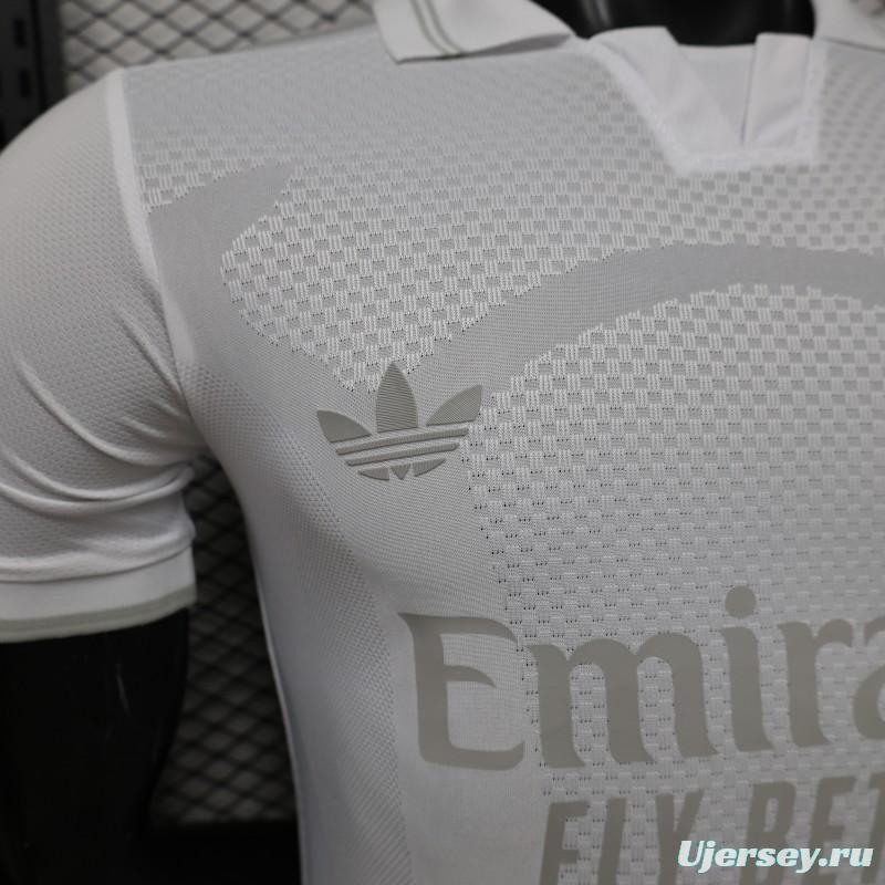 Player Version 26/27 Real Madrid All-White Tonal 125th Anniversary Jersey