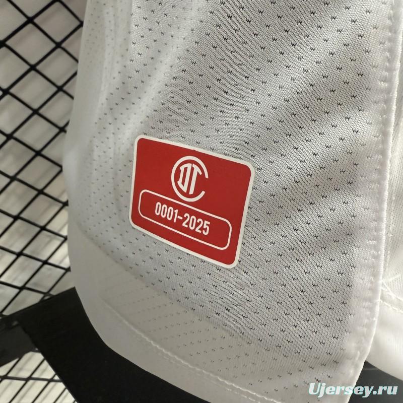 Player Version 26/27 Deportivo Toluca FC New Balance Away White Red Jersey