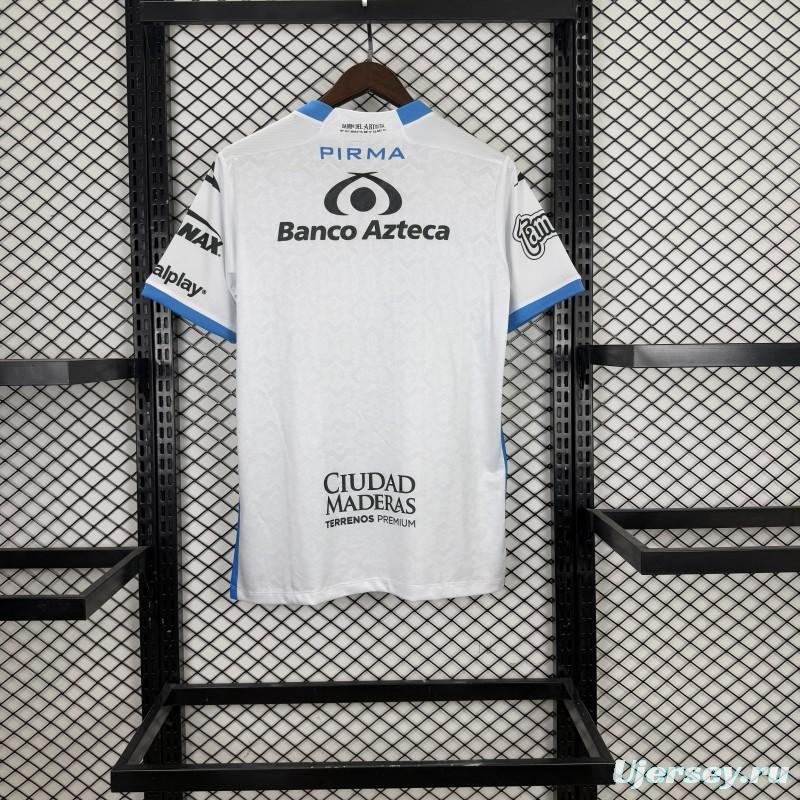 Player Version 25/26 Club Puebla White with Blue Home Jersey