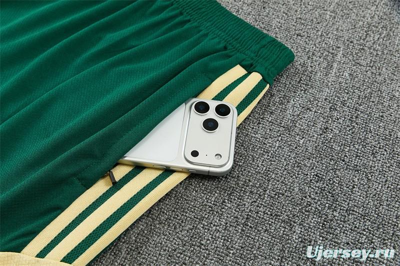 2026 Real Madrid Green Camouflage  Short Sleeve+Soccer Shorts