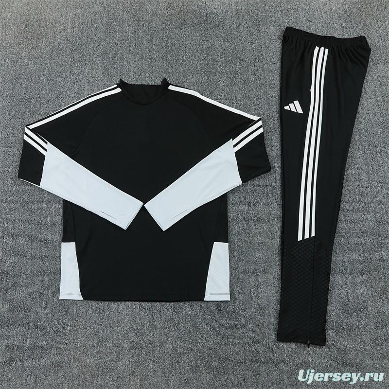 2026 Inter Miami CF Black & White Half Zipper Jacket Tracksuit + Long Pants