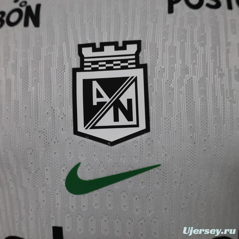 Player Version 26/27 Atlético Nacional White & Green Accent Away Jersey