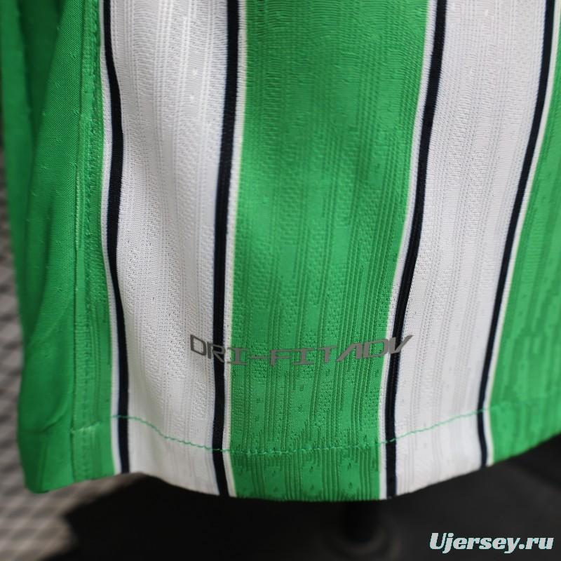Player Version 26/27 Atlético Nacional Green & White with Vertical Stripe Home Jersey