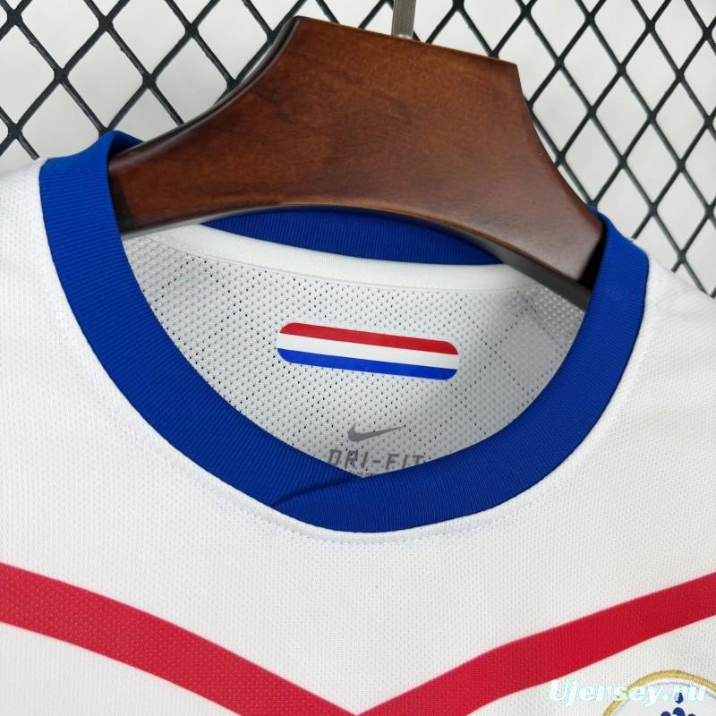 Retro 2012 Netherlands Away Long Sleeve Jersey