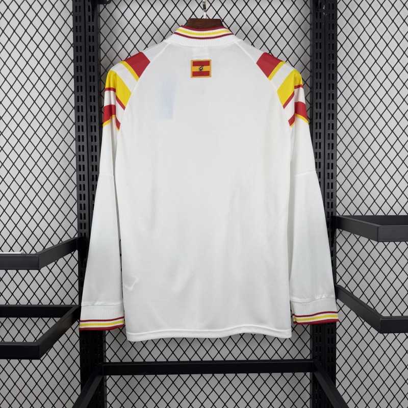 1996 Retro Spain Away Long Sleeve Jersey