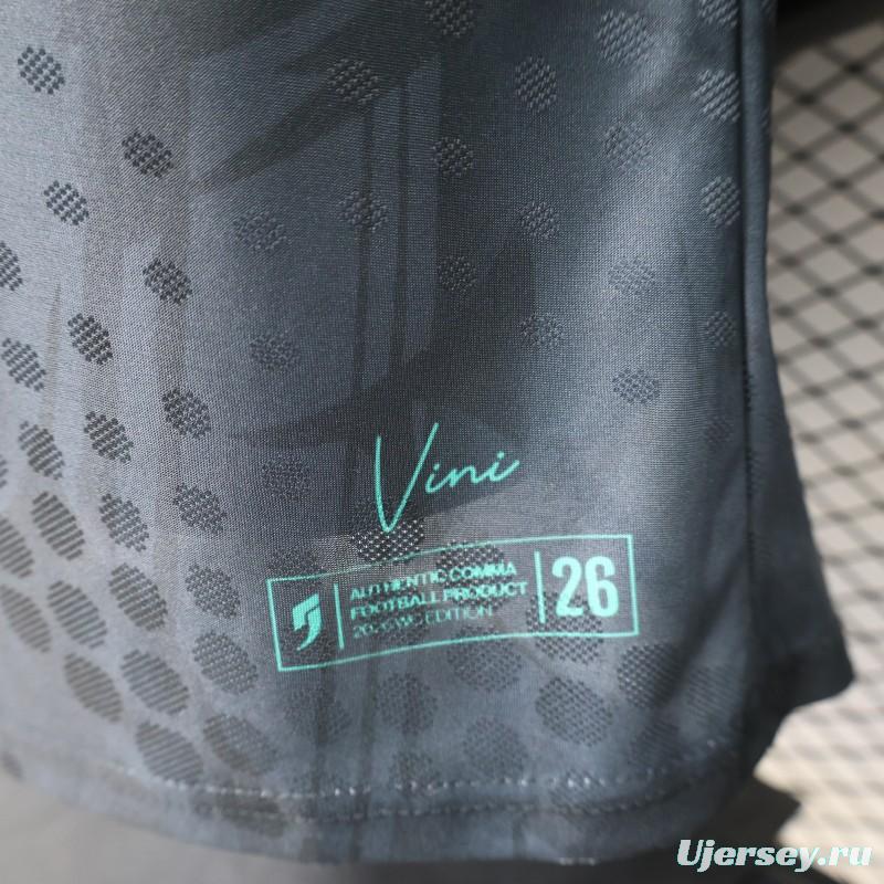 Player Version 26/27  Brazil  Charcoal Black & Mint Teal  Special Edition Jersey