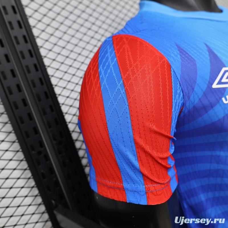 Player Version 26/27 DR Congo  Sky Blue & Red  Home Jersey