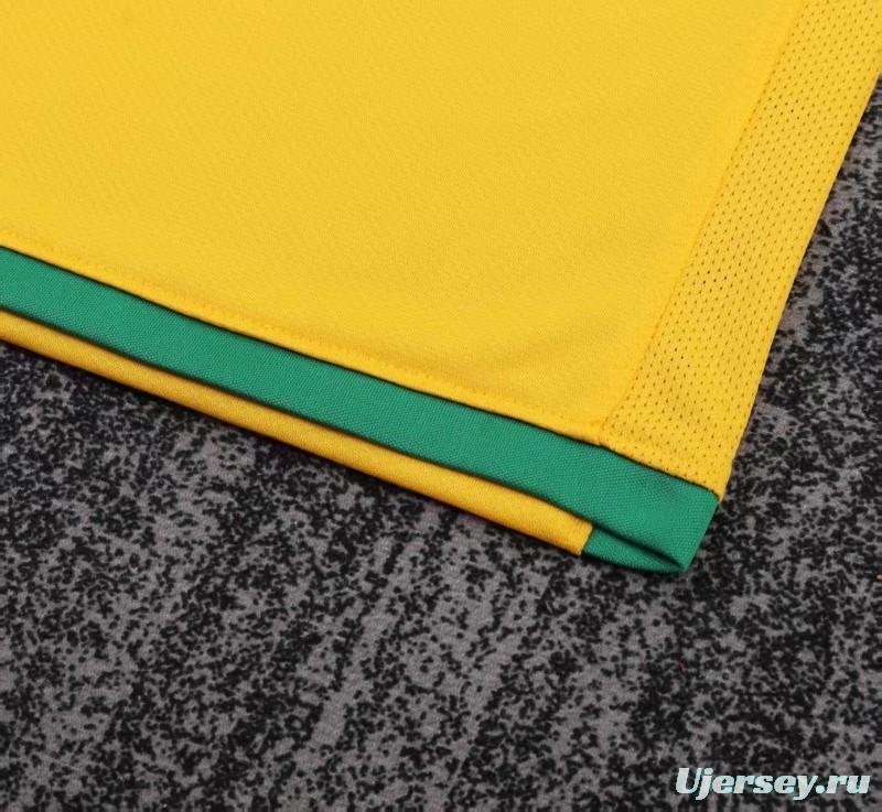 Retro Kids 2006 Brazil Home Jersey