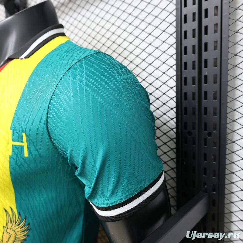 Player Version 2026 Ghana Special Edition Yellow Red Green with National Coat of Arms & Flag Jersey